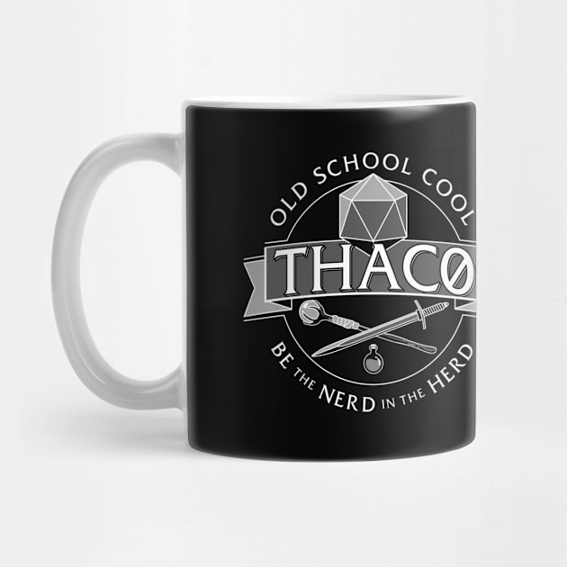 THAC0 oldschool Dungeons & Dragons D&D by Natural 20 Shirts